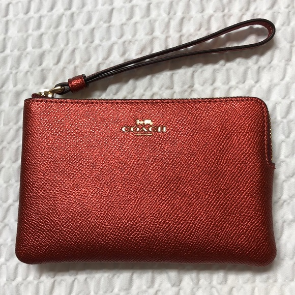 Coach Handbags - Coach Wristlet leather